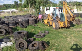 Se trata de 3.000 neum&aacute;ticos que se encontraban en el Centro de Almacenamiento de Sauce Viejo