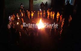 En el fog&oacute;n. Una actividad cl&aacute;sica del campamento.