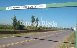 Luego se haber sido roto por una maquina agr&iacute;cola, fue reparado en las ultimas horas.