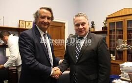 El diputado Nicol&aacute;s Mayoraz se reuni&oacute; con funcionarios americanos.