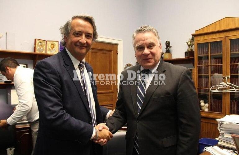 El diputado Nicolás Mayoraz se reunió con funcionarios americanos.