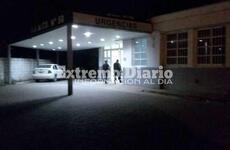 La policía anoche en el Hospital Provincial N° 50