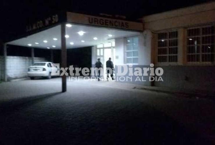 La policía anoche en el Hospital Provincial N° 50