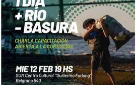 Imagen de + R&Iacute;O - BASURA": CHARLA CAPACITACI&Oacute;N ABIERTA A LA COMUNIDAD