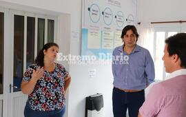 El funcionario fue recibido por el Presidente Comunal Rodolfo Stangoni