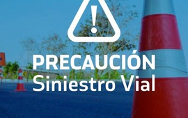 Imagen de Choque sobre autopista a la altura de Alvear