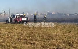 Imagen de Incendio de pastizales en zona norte
