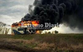Fue en el km 244 de la Autopista Rosario - Buenos Aires