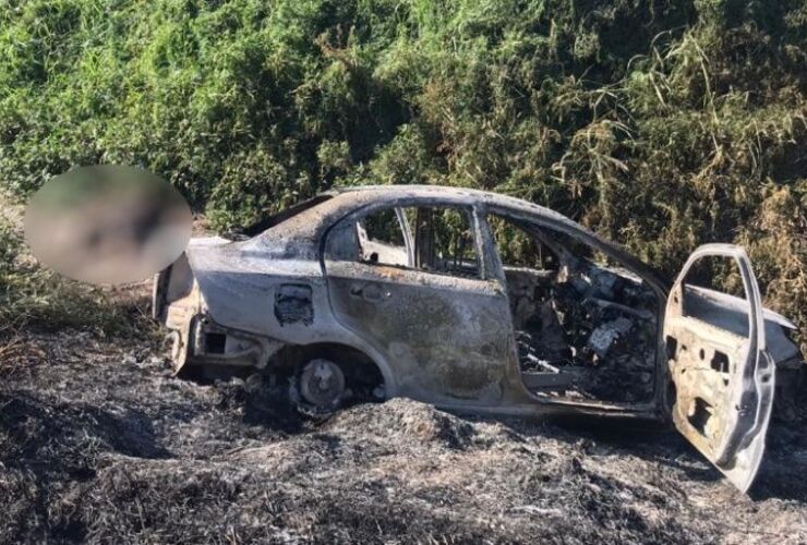 El cuerpo y el auto fueron encontrados en el acceso a Cargill.