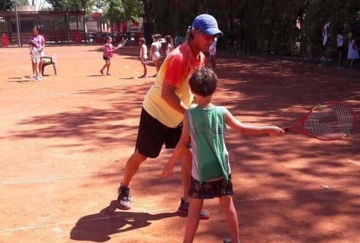 Clase especial de Tenis con el profe Juanjo Crosio