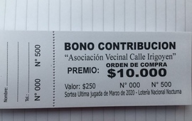 Imagen de Lanzaron rifa para ayudar a un vecino