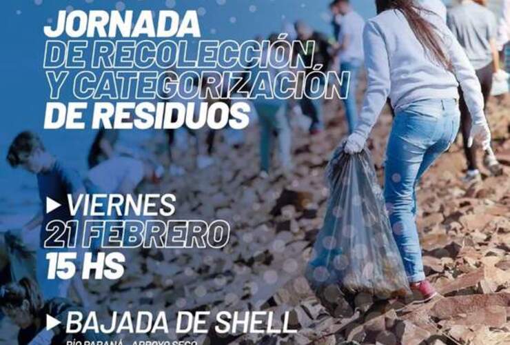 Imagen de El viernes se realizará otra jornada de recolección de residuos en la bajada de Shell