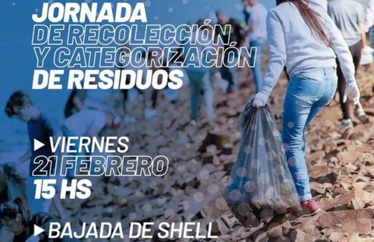 Imagen de El viernes se realizará otra jornada de recolección de residuos en la bajada de Shell