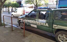 Imagen de Controles en el centro con apoyo de Gendarmer&iacute;a