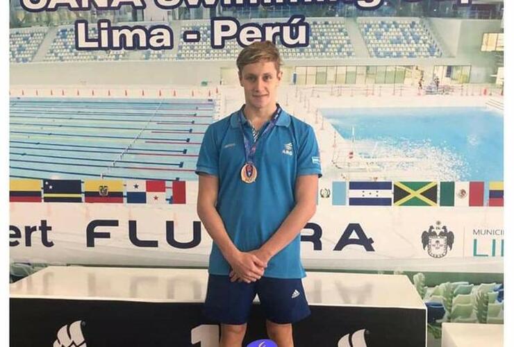 Imagen de Perú: Joaquín Renzi consiguió la medalla de plata en el debut en la Copa UANA