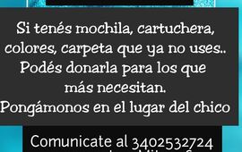 Imagen de Colecta de &uacute;tiles escolares
