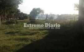 Imagen de Salieron por incendio de pastizales pero era una quema controlada