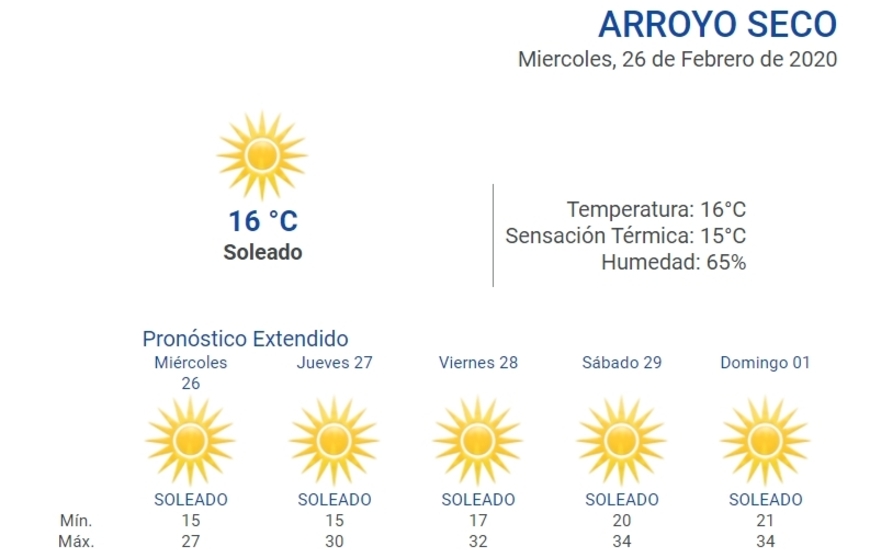 Consult&aacute; el pron&oacute;stico extendido en nuestra web www.extremodiario.com.ar