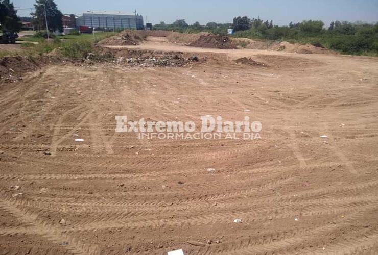 Imagen de Así está quedando la cava de la playa de camiones