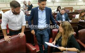 Diputados provinciaales C&aacute;ndido, Pullaro y D&iacute; Stefano