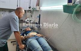 El Centro de Salud �Idelma Ambrogi� fue el lugar del simulacro.