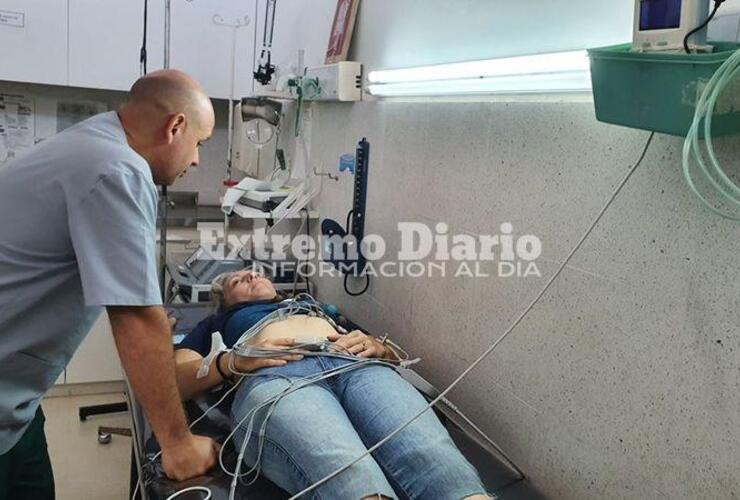 El Centro de Salud Idelma Ambrogi fue el lugar del simulacro.