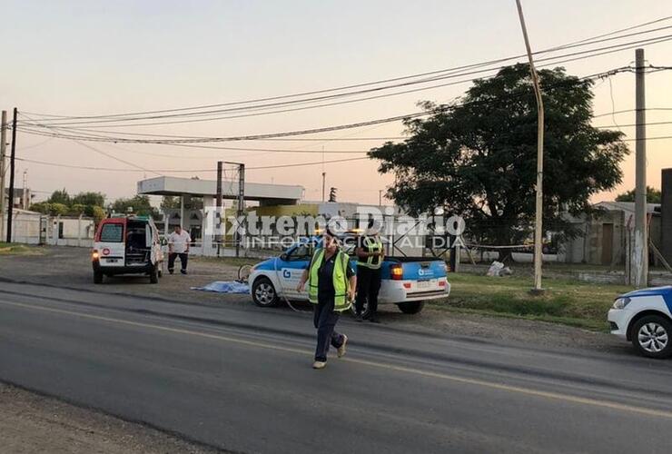 Imagen de Accidente dejo un muerto en Ruta 21 y Lisandro de la Torre