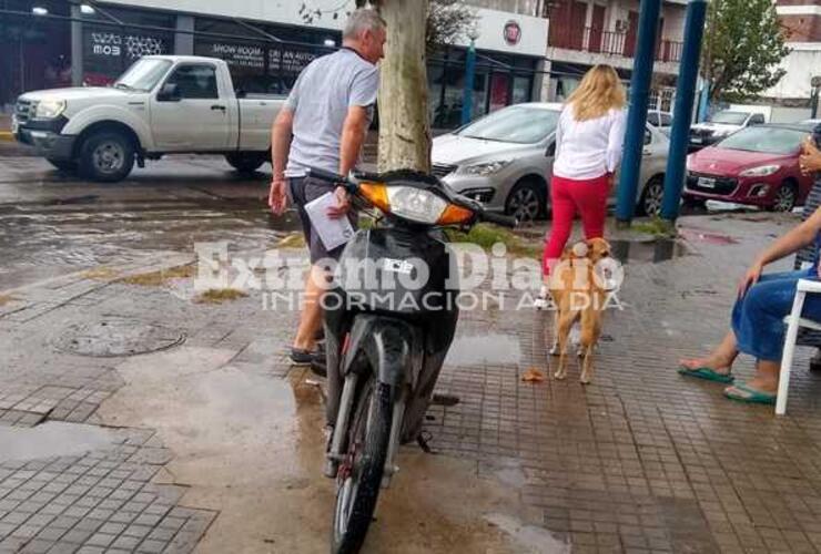 Sucedió esta mañana a las 10 hs aproximadamente.