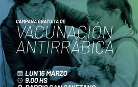 Imagen de Nueva campa&ntilde;a de vacunaci&oacute;n antirr&aacute;bica