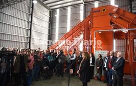 M&oacute;nica Fein y Miguel Lifschitz en la inauguraci&oacute;n del GIRSU en 2017