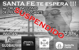 Imagen de Se suspendi&oacute; hasta el a&ntilde;o que viene el cruce inclusivo del puente colgante