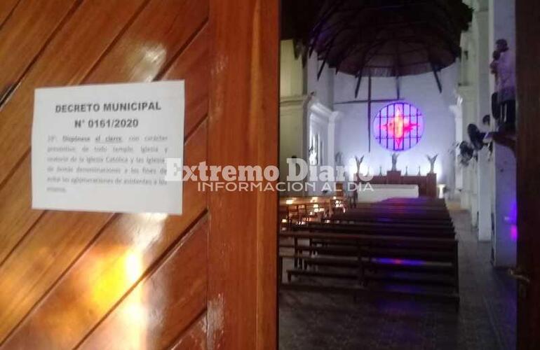 Imagen de La Parroquia La Asunción cumple con el decreto municipal