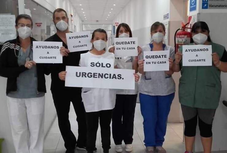 Imagen de Coronavirus: Personal del SAMCO y el CIC apuestan a la campaña de concientización