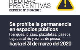 Imagen de El gobierno local prohibe la permanencia en espacios p&uacute;blicos