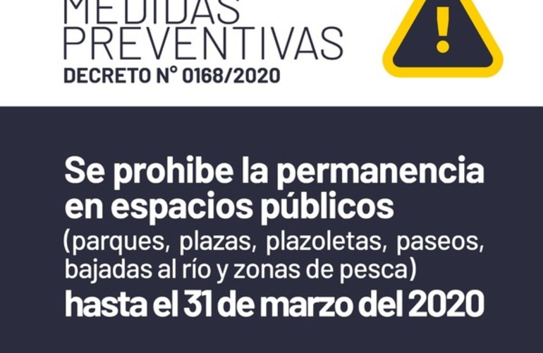 Imagen de El gobierno local prohibe la permanencia en espacios públicos