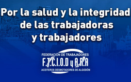 Imagen de Por la salud y la integridad de las trabajadoras y trabajadores