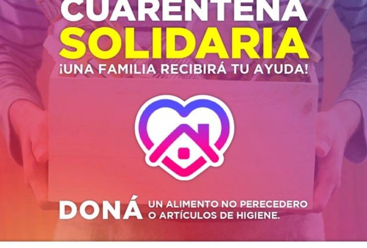 Imagen de Cuarentena solidaria en supermercado Arcoiris