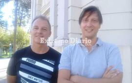 El Dr. Cavallero junto al Dr. Mendoza