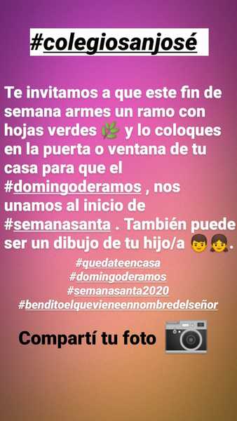 Imagen de uno de los ramos de las familias del Colegio San Jos&eacute;