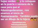 Imagen de uno de los ramos de las familias del Colegio San José