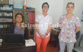 Los profesionales se trasladaron a la sala de salud del barrio