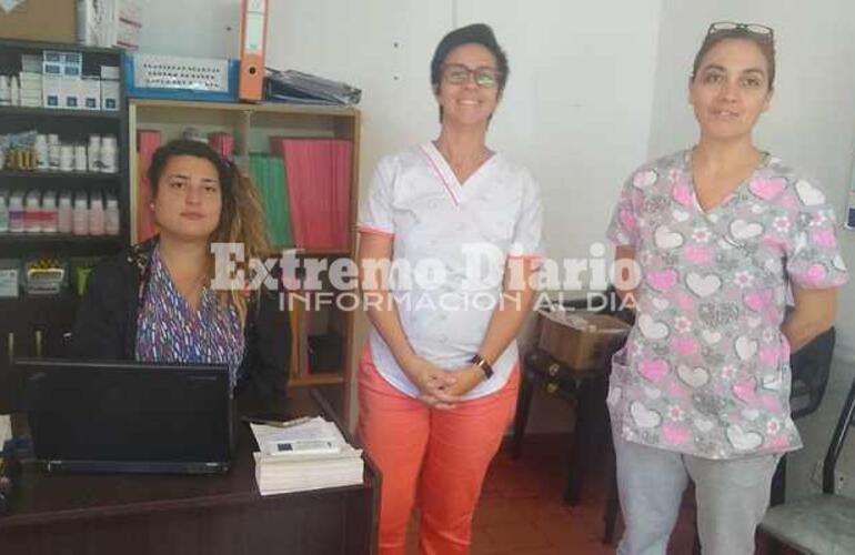 Los profesionales se trasladaron a la sala de salud del barrio