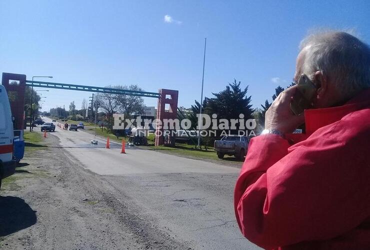 Imagen de Sistema de limpieza y desinfección de vehículos en el acceso a la autopista