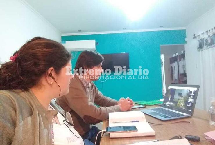 El presidente comunal de Fighiera conversó con el gobernador