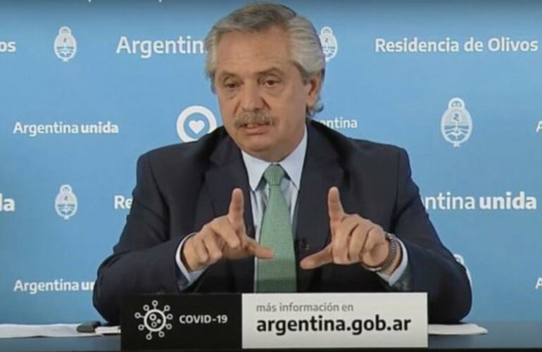 Imagen de El presidente Alberto Fern&aacute;ndez prolong&oacute; la cuarentena por el coronavirus hasta el 26 de abril inclusive