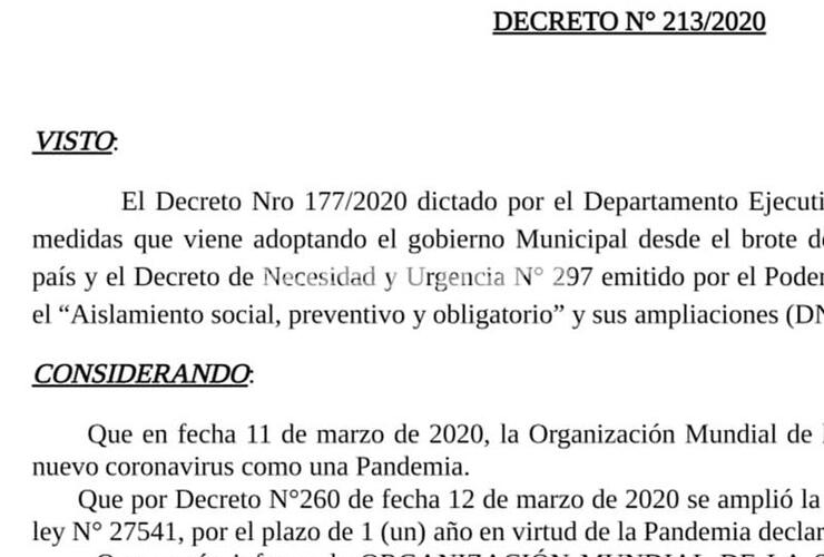 Imagen de Atención: Nuevo decreto municipal estipula estrictas medidas para comercios y servicios