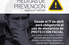 Imagen de Decreto Municipal: Desde el 17/04 será obligatorio en la ciudad el uso de elementos de protección facial