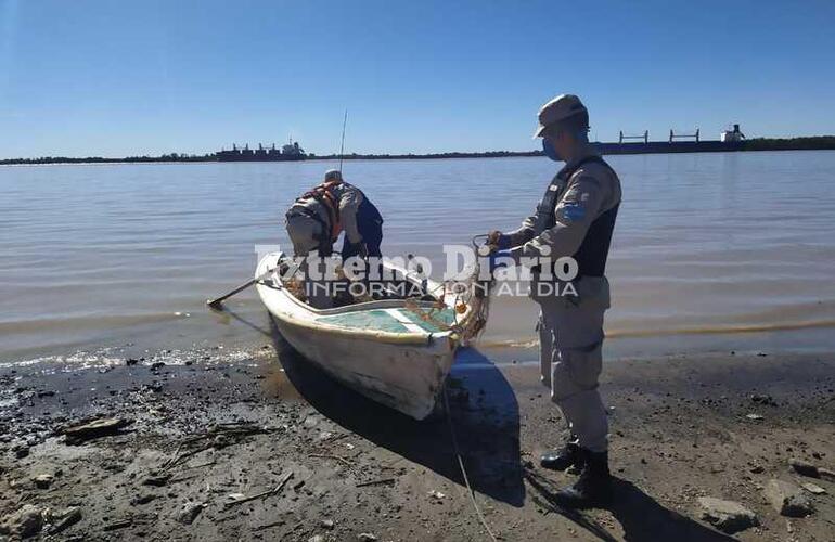 Imagen de Le incautaron la embarcación y las redes de pesca