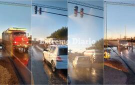 Bomberos colaboraron en la instalaci&oacute;n de este servicio.