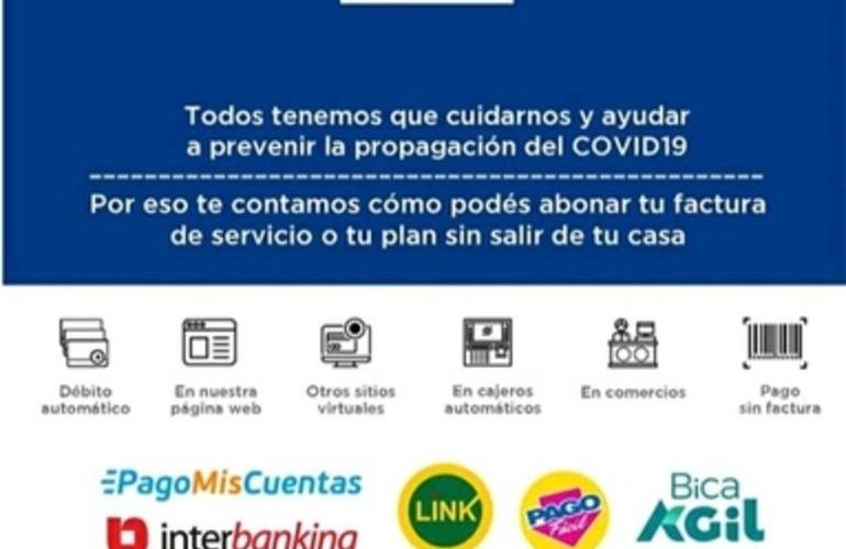 Imagen de La EPE difundió distintos canales de pago para sus clientes